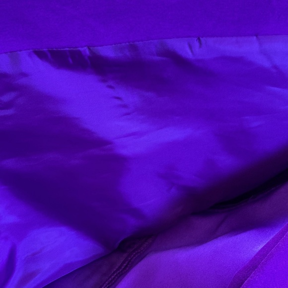 Bob Mackie Purple Pants and Jacket Set.  So soft like baby fine velour. Lined. - Picture 9 of 9